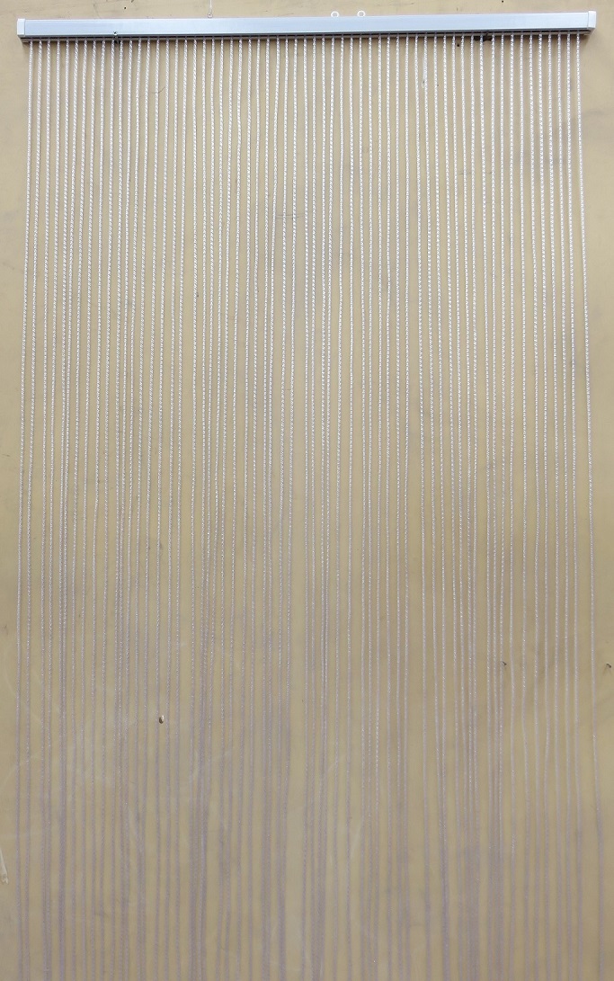 transparent twisted PVC string door curtains