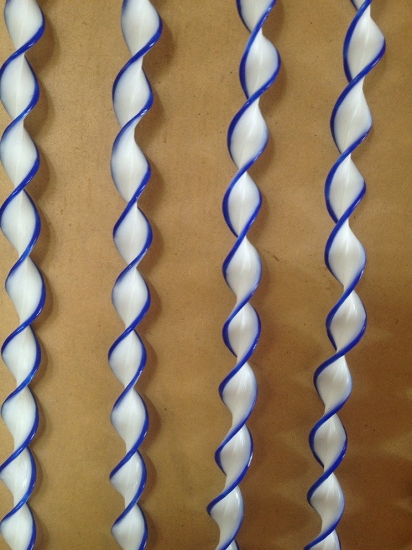 colored twisted PVC string door curtains