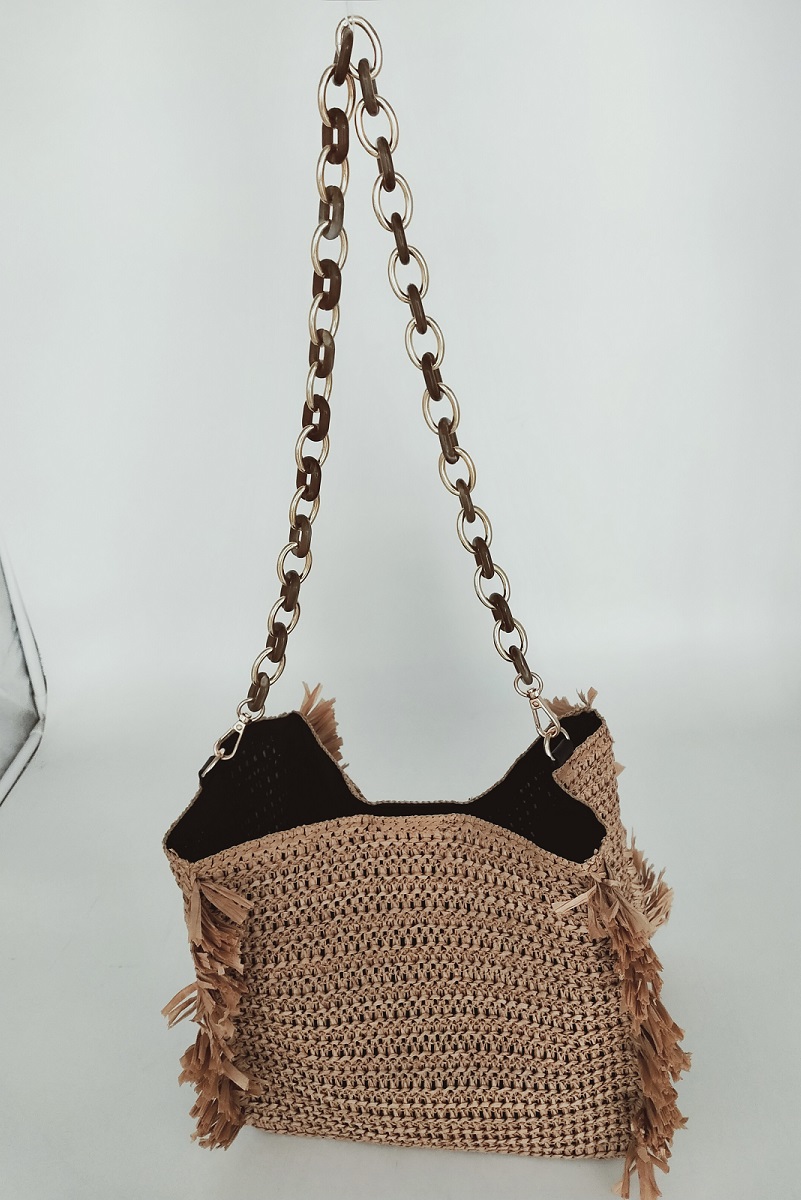 paper crochet fabric handbags