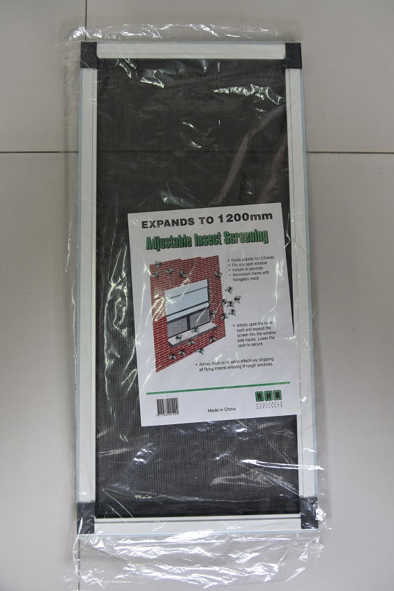adjustable window frame with screen