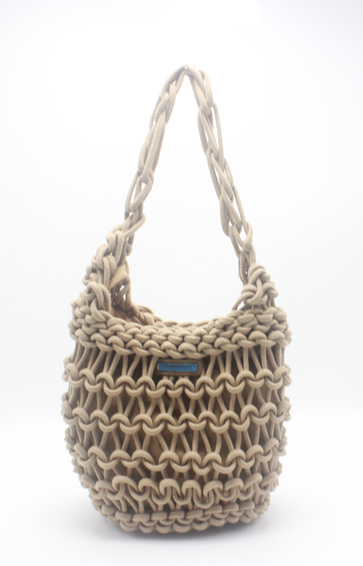 hand knotted shoulder bag