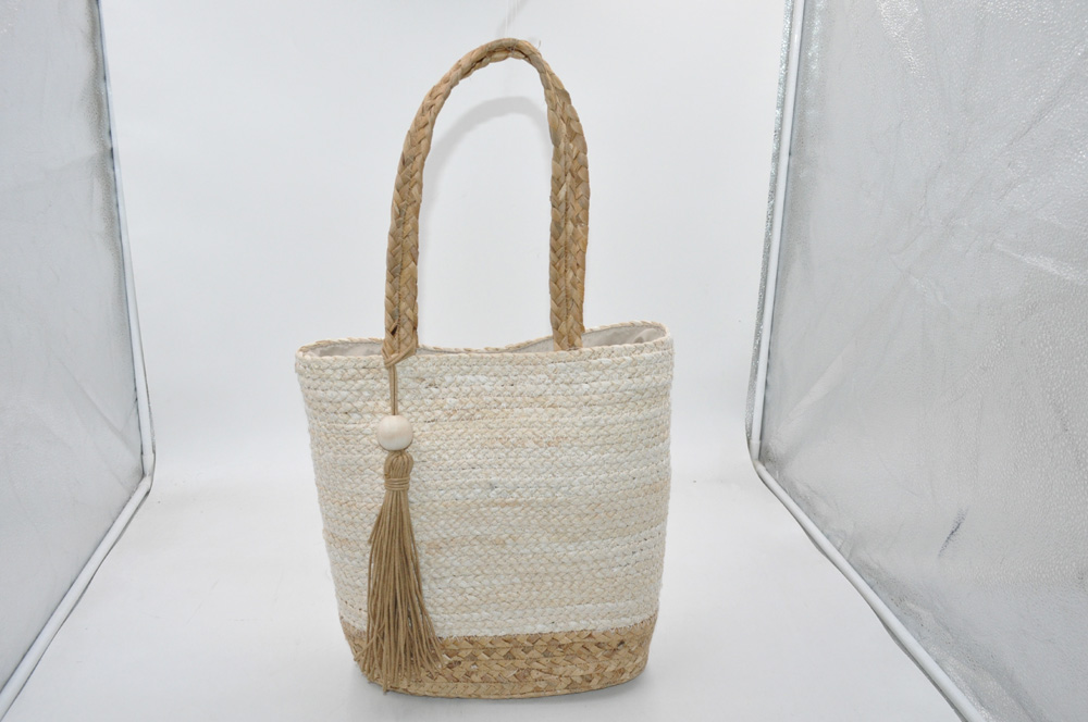 paper straw beach bag new model