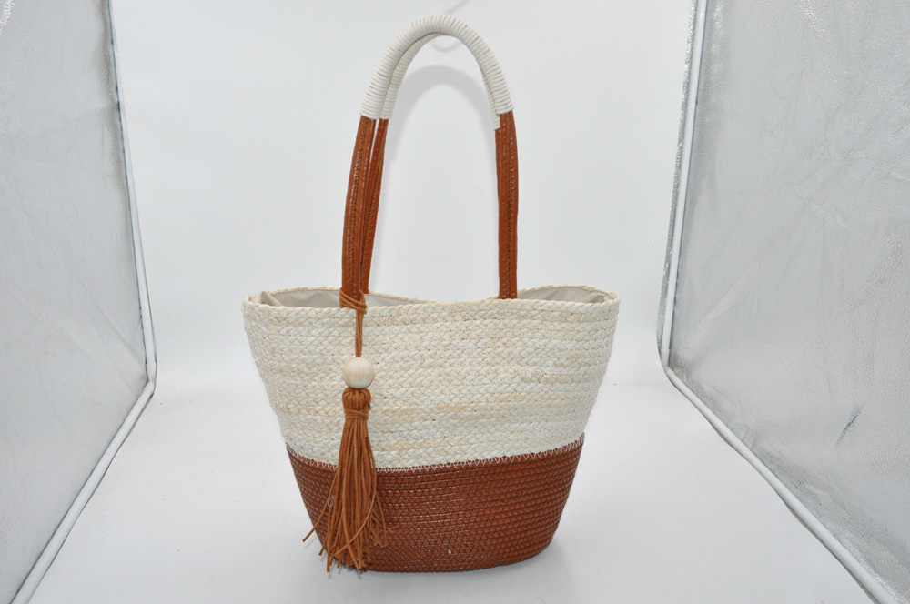paper straw beach bag new model