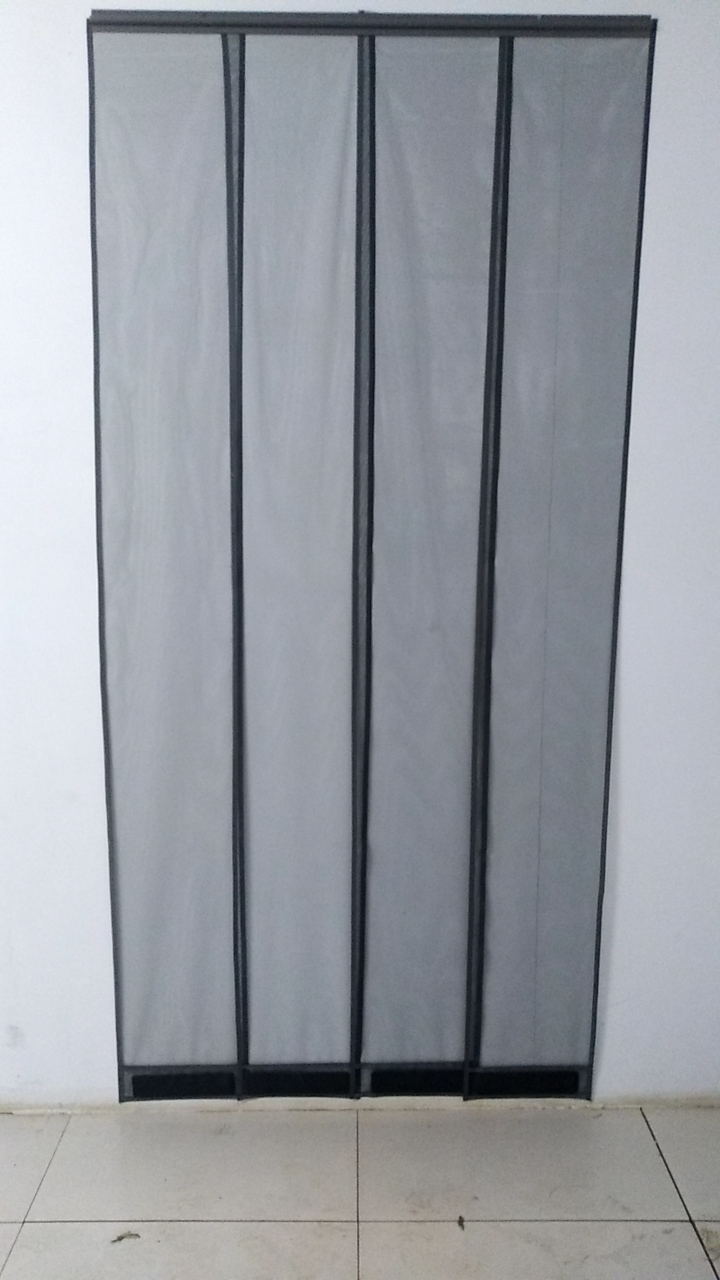 mosquito door curtain in black color