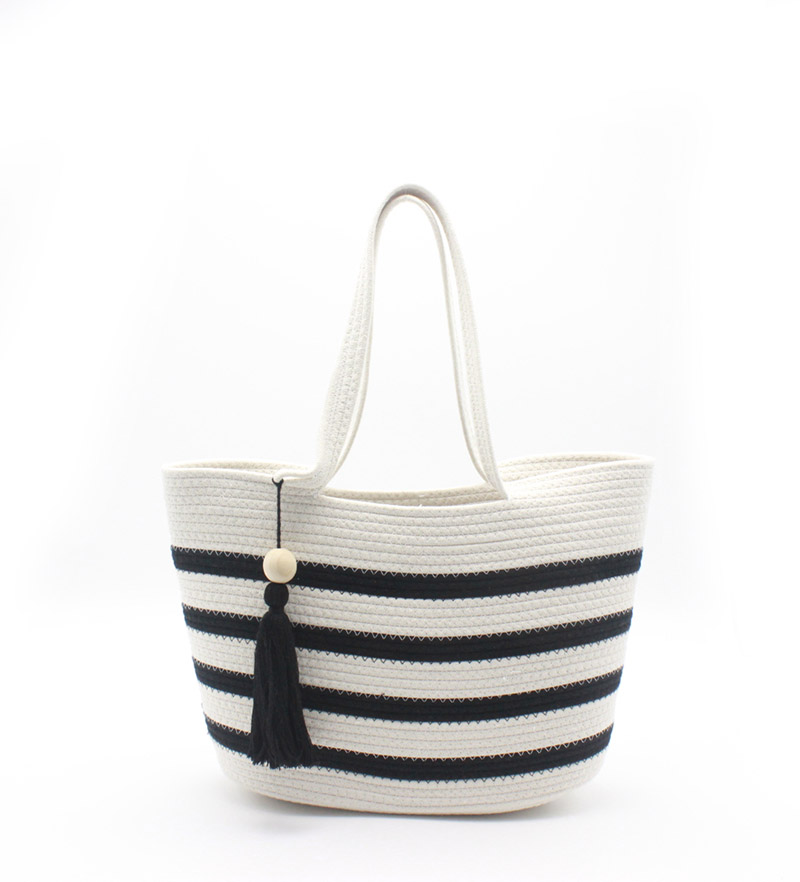 cotton rope beach bag