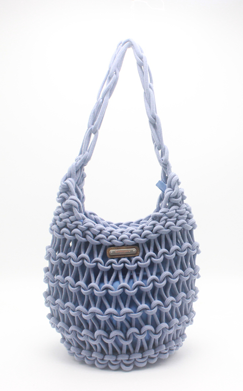 hand knotted shoulder bag