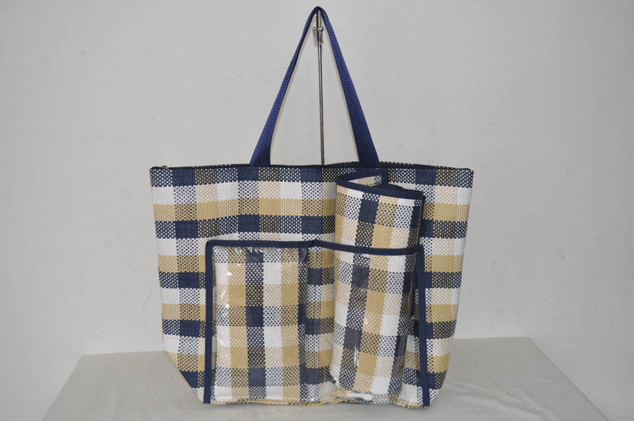 set of 3 beach bag beach mat and pillow